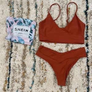 SHEIN two piece bathing suit size M brand new